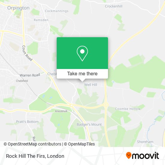 Rock Hill The Firs map