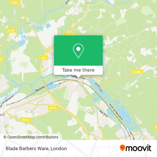 Blade Barbers Ware map