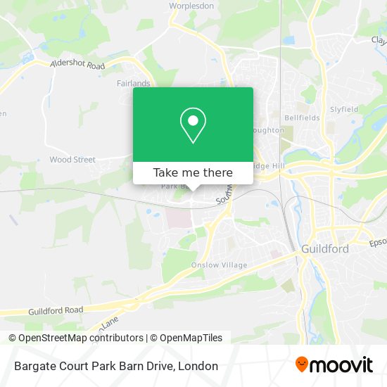 Bargate Court Park Barn Drive map