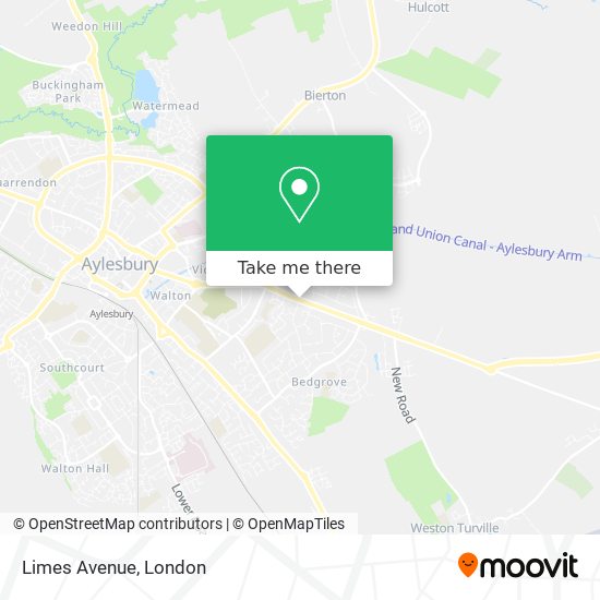 Limes Avenue map