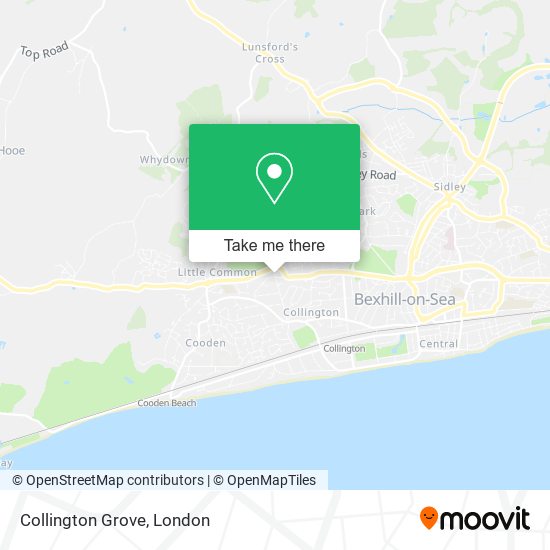 Collington Grove map