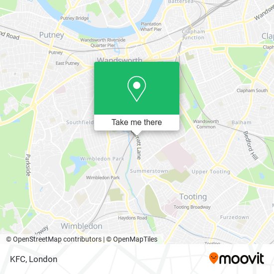 KFC map