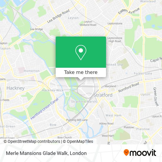 Merle Mansions Glade Walk map