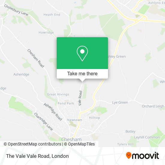 The Vale Vale Road map