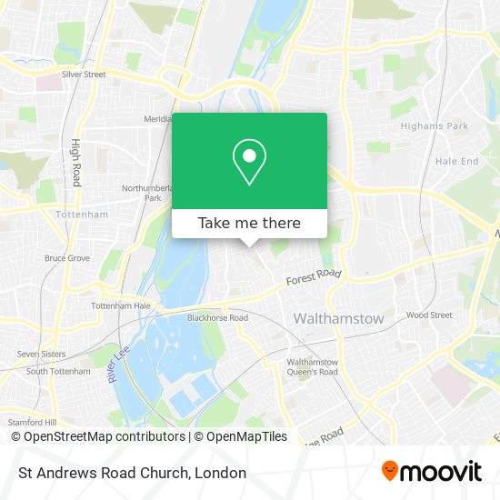 St Andrews Road Church map