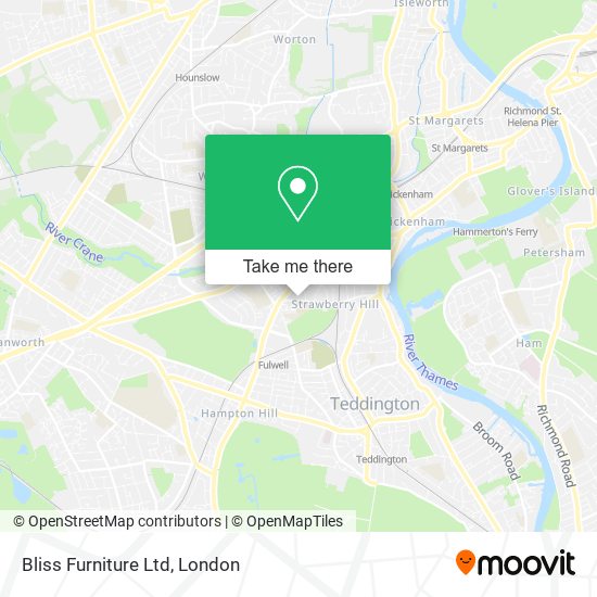 Bliss Furniture Ltd map