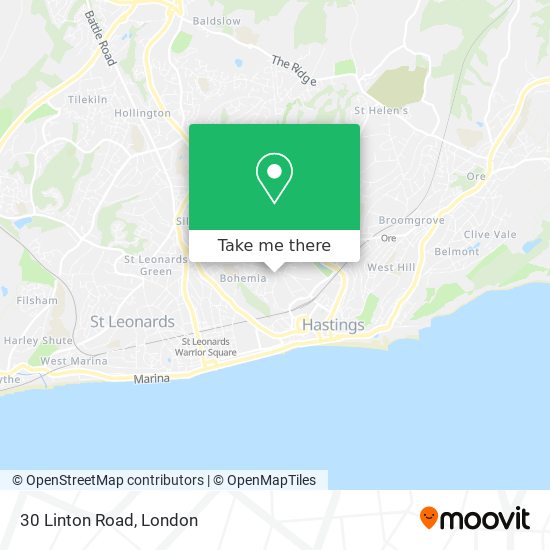 30 Linton Road map