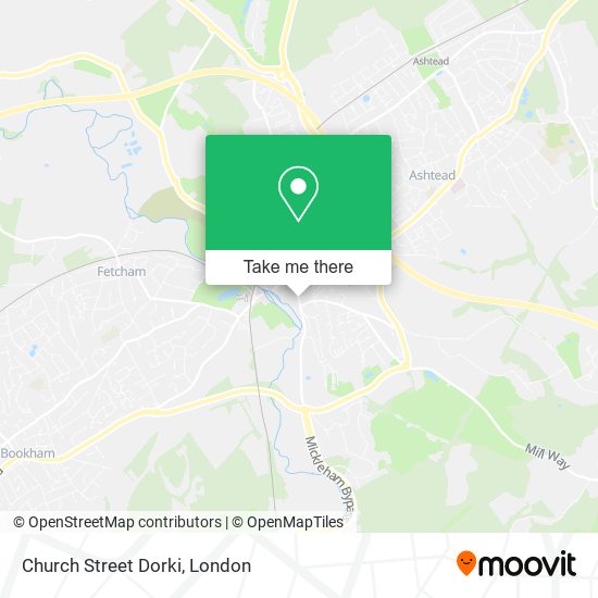 Church Street Dorki map
