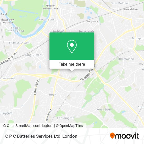 C P C Batteries Services Ltd map