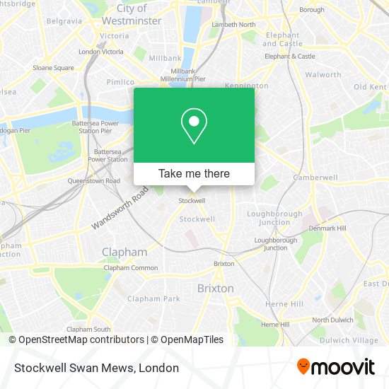 Stockwell Swan Mews map