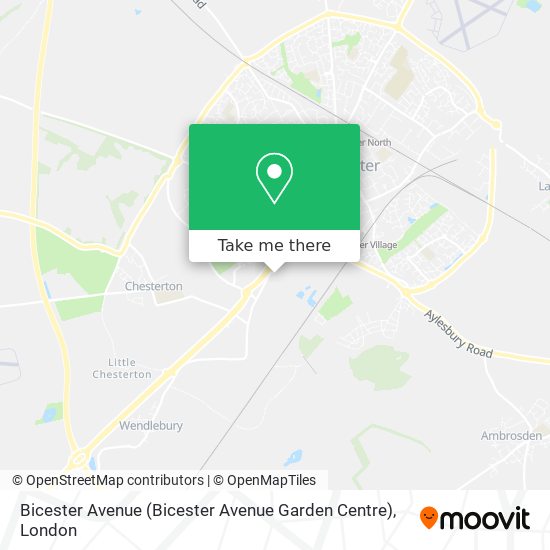 Bicester Avenue (Bicester Avenue Garden Centre) map