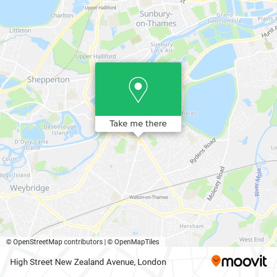 High Street New Zealand Avenue map