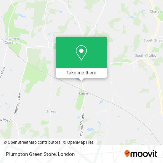 Plumpton Green Store map