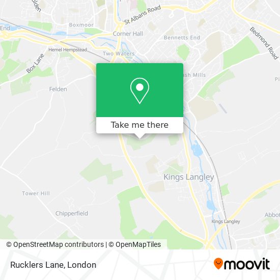 Rucklers Lane map