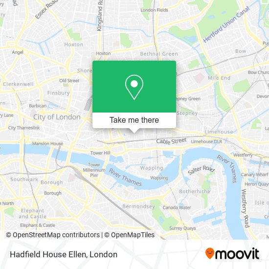 Hadfield House Ellen map