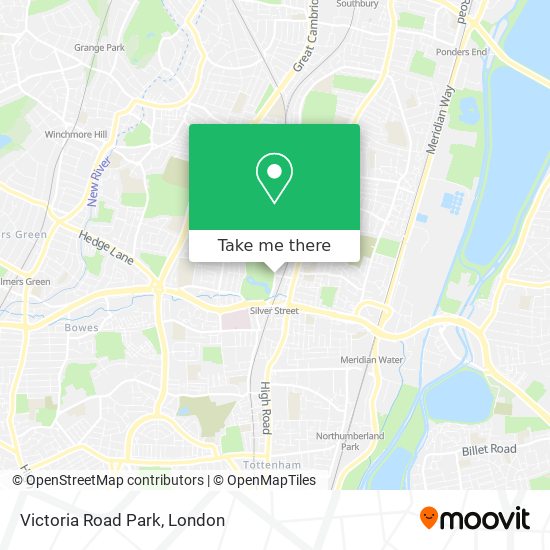 Victoria Road Park map