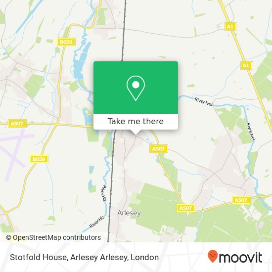 Stotfold House, Arlesey Arlesey map