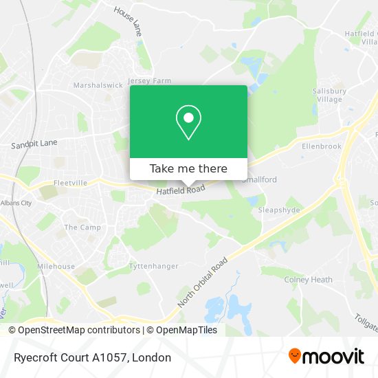 Ryecroft Court A1057 map