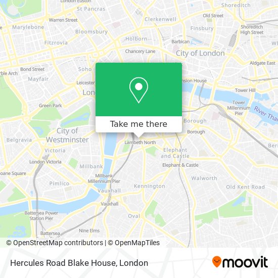 Hercules Road Blake House map