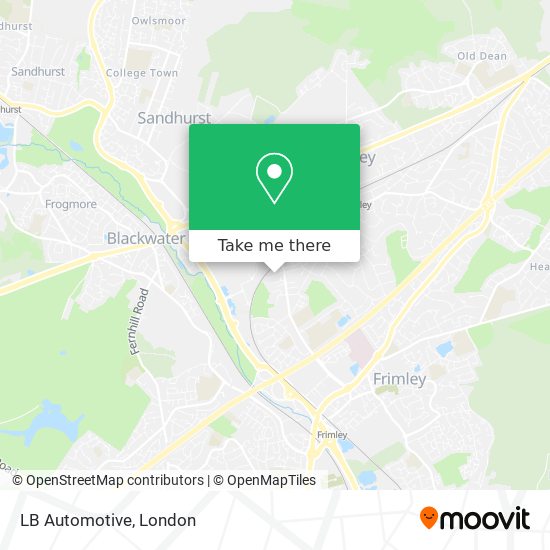 LB Automotive map