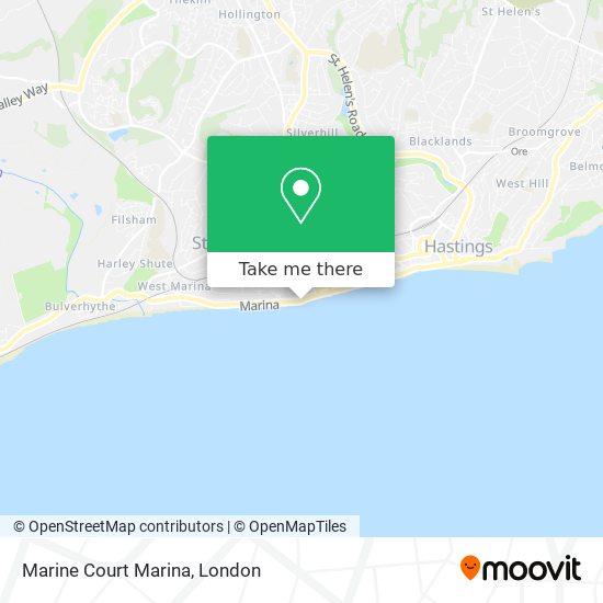 Marine Court Marina map