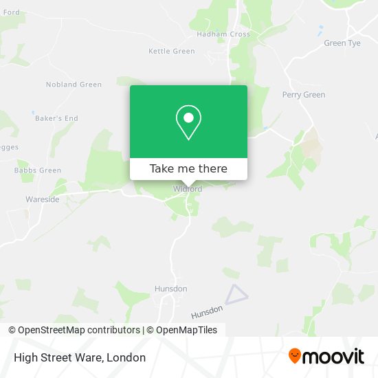 High Street Ware map