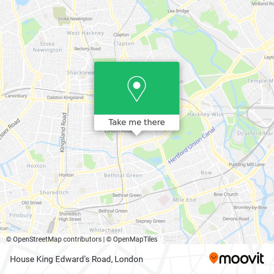 House King Edward's Road map