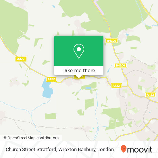 Church Street Stratford, Wroxton Banbury map