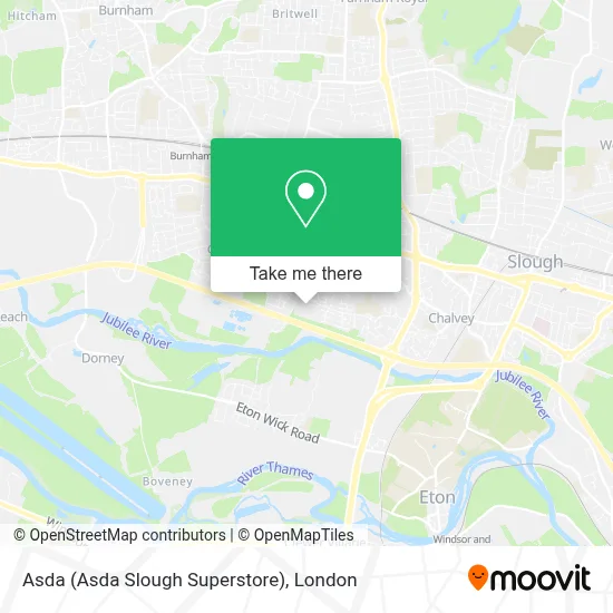 How to Get to Asda (Asda Slough Superstore) by Bus or Train?