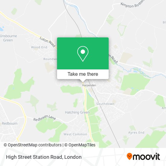 High Street Station Road map