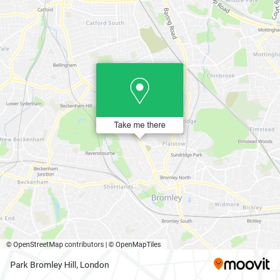 Park Bromley Hill map