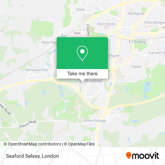Seaford Selsey map