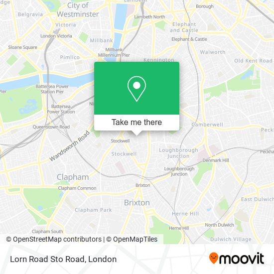 Lorn Road Sto Road map