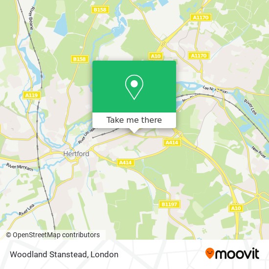 Woodland Stanstead map