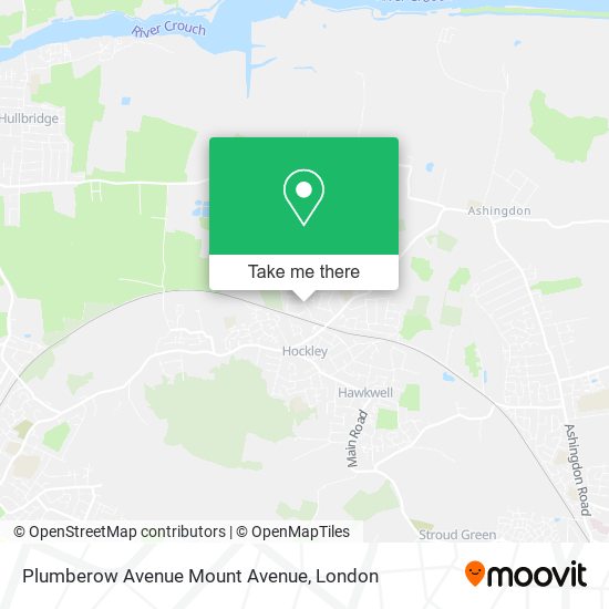 Plumberow Avenue Mount Avenue map