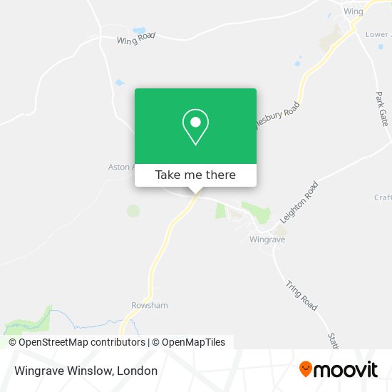 Wingrave Winslow map