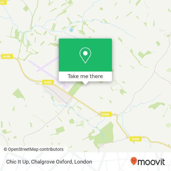 Chic It Up, Chalgrove Oxford map