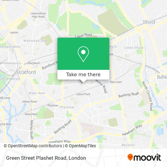 Green Street Plashet Road map