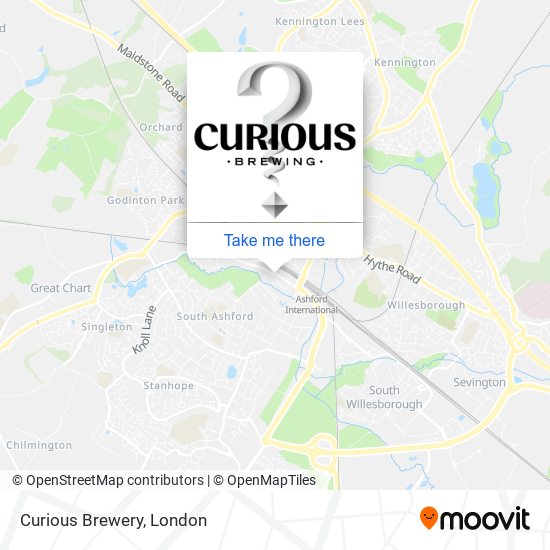 Curious Brewery map
