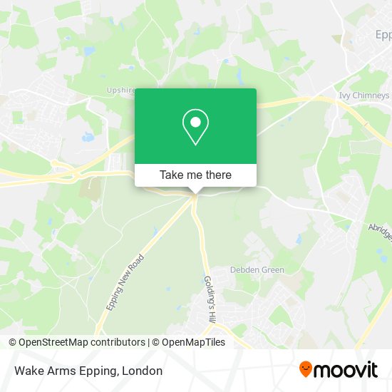 Wake Arms Epping map