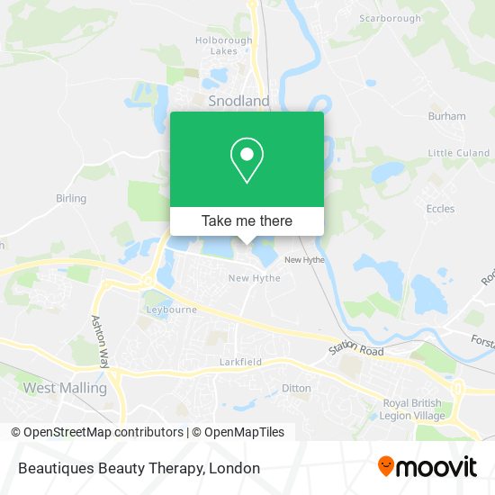 Beautiques Beauty Therapy map