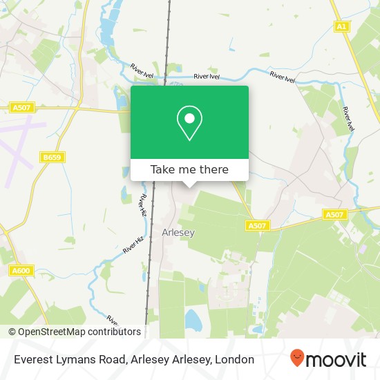 Everest Lymans Road, Arlesey Arlesey map