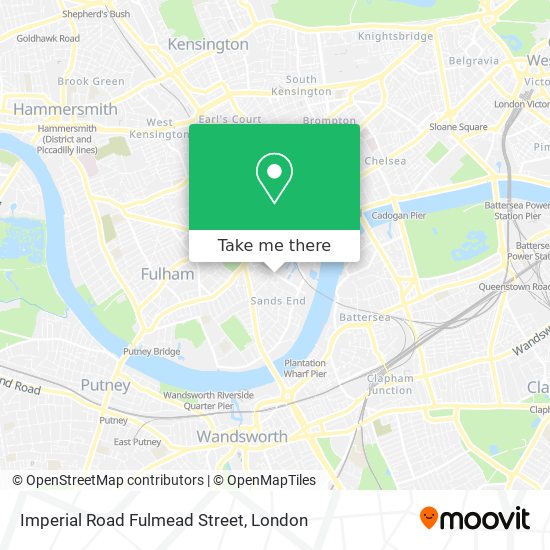 Imperial Road Fulmead Street map