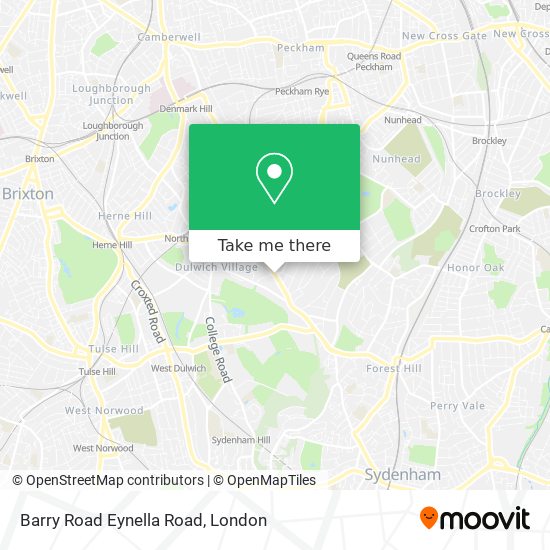 Barry Road Eynella Road map