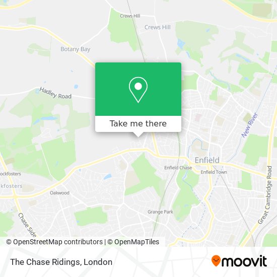 The Chase Ridings map