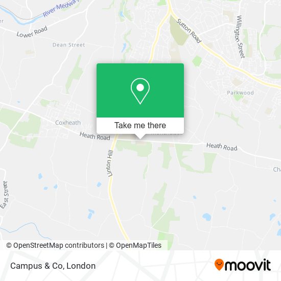 Campus & Co map