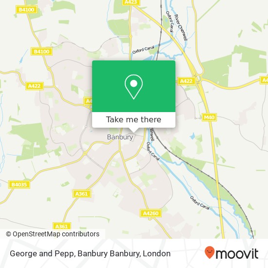 George and Pepp, Banbury Banbury map