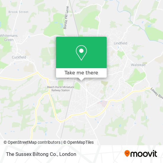 The Sussex Biltong Co. map