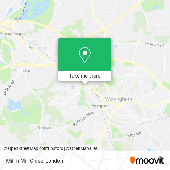 Millm Mill Close map