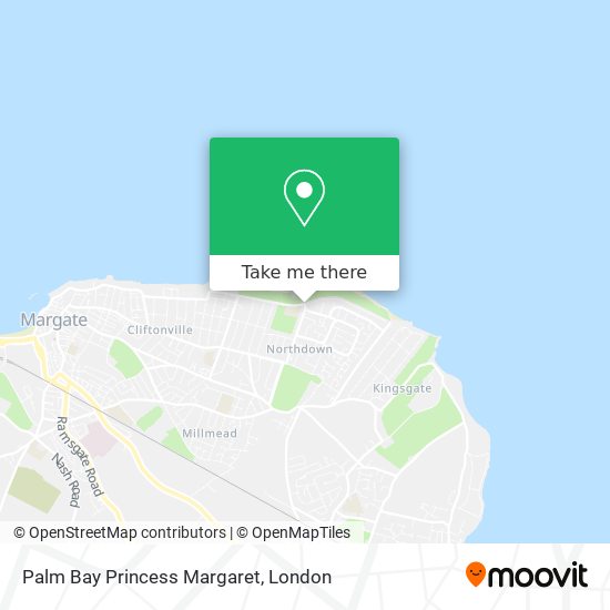 Palm Bay Princess Margaret map